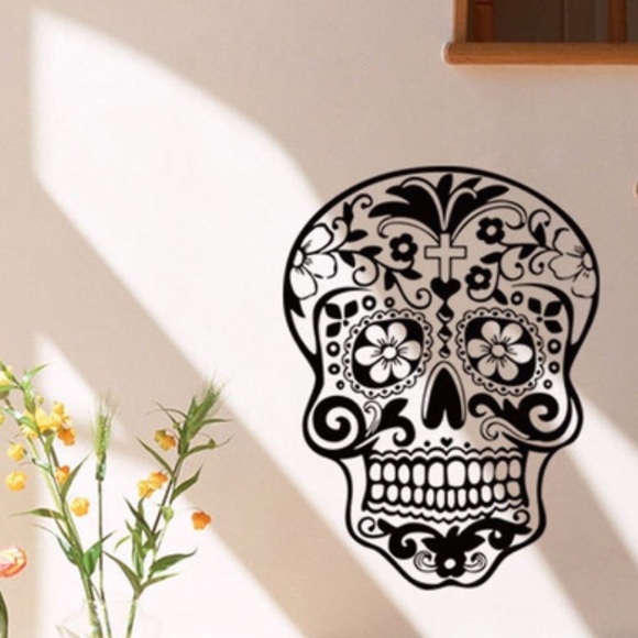 Transparent Skull Wall Sticker - Picture 3 of 4